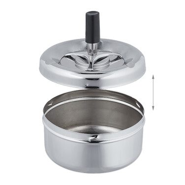 Relaxdays Ashtray with Lid