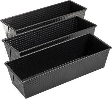 SIDCO Loaf Pan 3 x Cake Pan King Cake Pan Baking Pan Bread Pan Cake Pan 30 cm