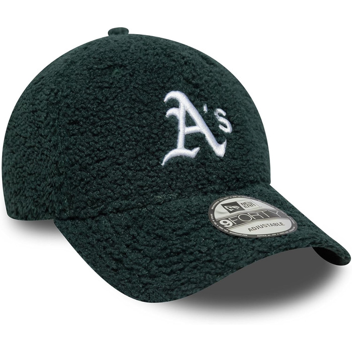 Кепка New Era Basecaps 9Forty, регульована, особливі дизайни, вигнутий козирок, логотип Patch, Oakland Athletics #38881