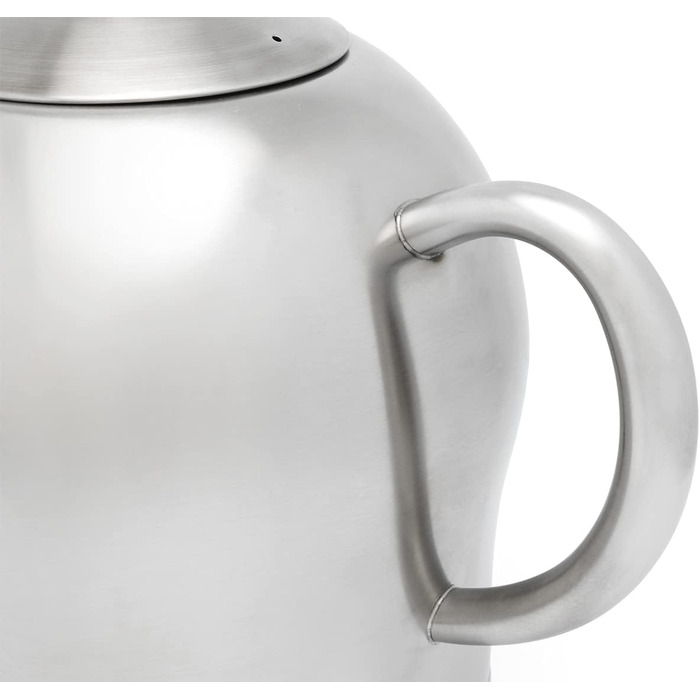 Bredemeijer small, round double-walled stainless steel teapot, 0.5 Liter