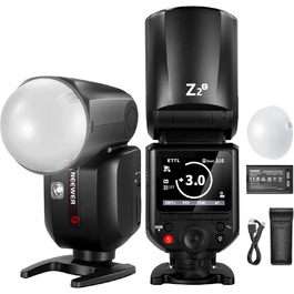 NEEWER Z2-S 2.4G TTL Speedlite для Sony: Потужний спалаху з регулюванням потужності, дифузор, 2 моделювальні лампи, акумулятор 3000mAh
