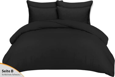 Комплект постільної білизни Pamposh 135x200 (4 шт.) - сірий, мікрофібра, з блискавкою