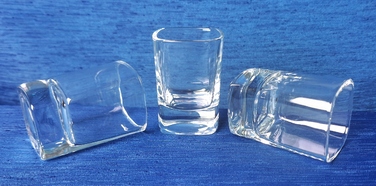 Подарунковий набір чарок для горілки Art-Glass, прозорі, 50 мл, 7 шт.