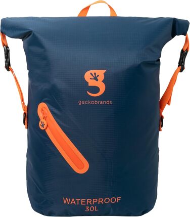 Gecko Brands Unisex Waterproof 30-Liter Backpack