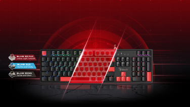 Механічна ігрова клавіатура A4TECH Bloody S525N Fire Black BLMS Red