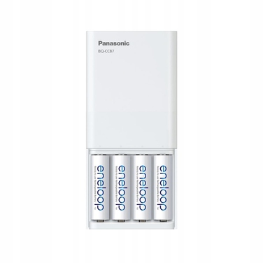 Зарядний пристрій Eneloop USB з функцією Power Bank BQ-CC87 + 4 акумулятори AA