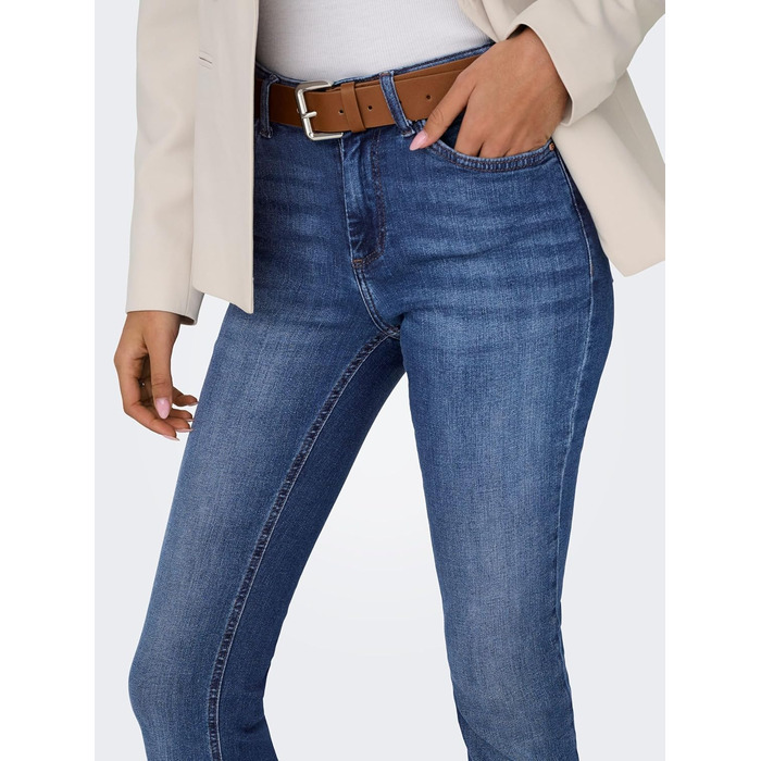 Джинси жіночі ONLY Onlblush Mid Flared Denim Tai021 Noos, темно-синій денім, розмір M / 30L