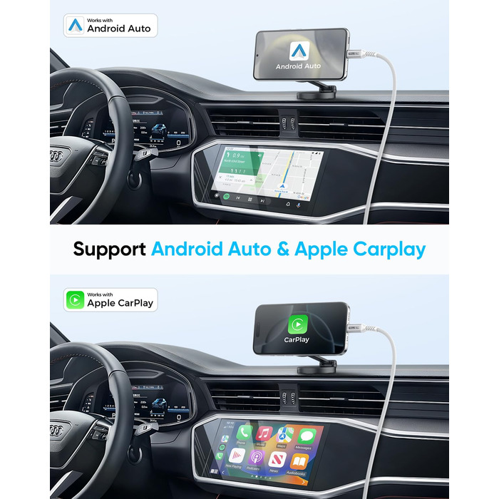 Кабель USB-C SUNGUY, 30 см, USB 3.0 Gen 2, 10 Гбіт/с, для iPhone, Galaxy, Google Pixel, Android Auto, Huawei