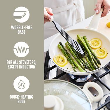 Набір посуду GreenLife Soft Grip 8 предметів: антипригарне покриття, кераміка, посудомийна машина, без ПУФА, для приготування, тушкування, соусів, з кришками, блакитний