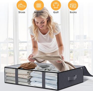 Комод під ліжко StorageRight, 4 шт., сірий