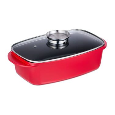 Relaxdays Roaster with Lid and Aroma Knob