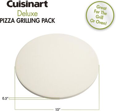 Набір для піци Cuisinart Deluxe: камінь, лопатка, ніж, алюміній