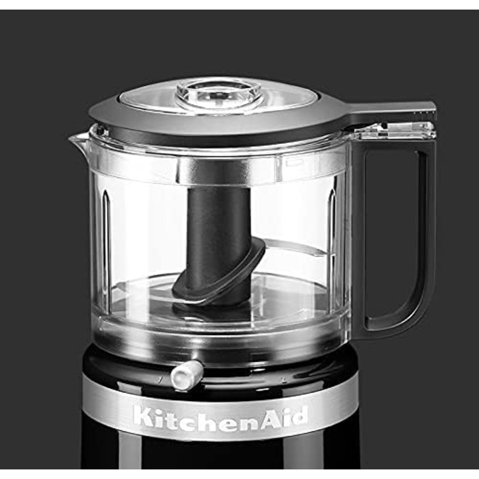 KitchenAid 5KFC3516EOB, Mini-Food-Processor, Great for Chopping, Preparing Dressings and Sauces, Onyx Black Single