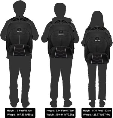 Чоловічий рюкзак 55L, водовідштовхуючий, з відділенням для ноутбука 18.4
