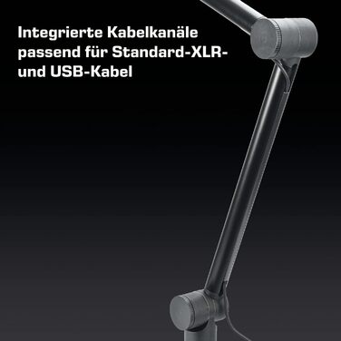 DOCKIN® MP2000: USB мікрофон-конденсатор для ПК, геймінгу, подкастів та стрімінгу. Якісний мікрофон з міцним кріпленням для запису звуку. Преміум звук та повний комплект.