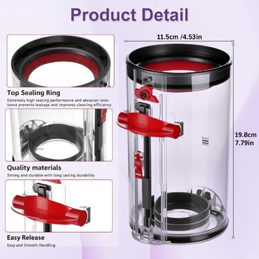 Фільтр HEPA для пилососа Dyson V11/V15 Torque Drive Animal (комплект 2 шт.) - миючий, змінний #DY-970013-02