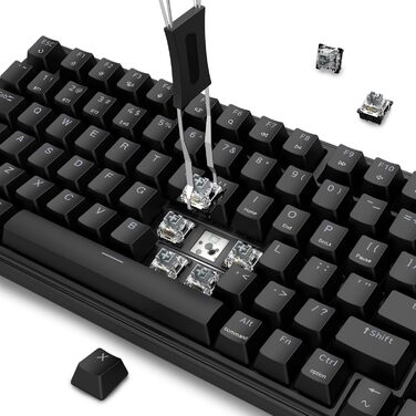 Redragon K628 Тримодова Бездротова Механічна Клавіатура та Миша, 8000 DPI, Чорний (S162)