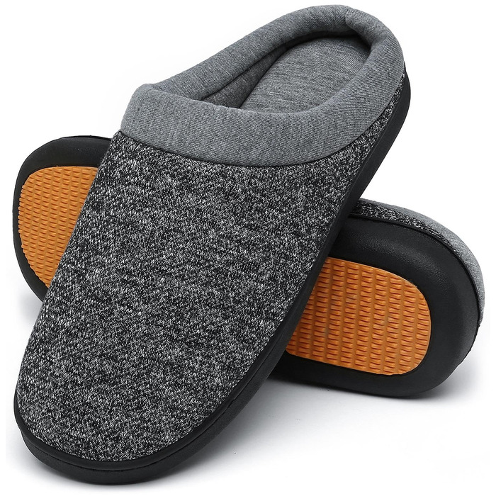 Тапочки жіночі Mishansha Herren теплі зимові з піною пам'яті та антиковзанням, розмір 36-48, космічний дизайн