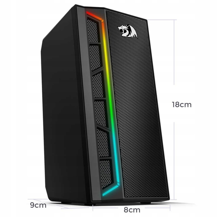 Комплект колонок 2.0 Redragon GS580, 3 Вт, чорний