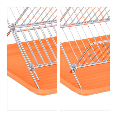 Relaxdays Dish Drainer with Drip Tray