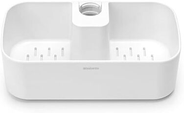 Полиці для душу Brabantia Renew, біла, органайзер для ванної кімнати