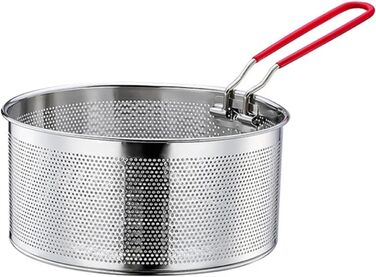 Нержавіюча сталева сітка-корзина для фритюру та пасти, 20 см