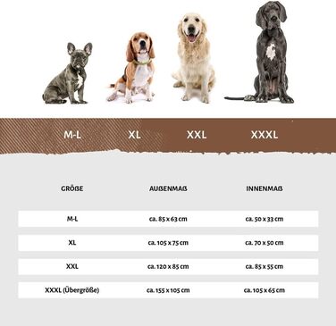 Ортопедичне собаче ліжко Knuffelwuff Lovelock M-L з штучної шкіри, 85 x 63 см, Rusty. Знімний чохол, легко мити, для великих, середніх та маленьких собак. Розміри: 85 x 63 x 23 см