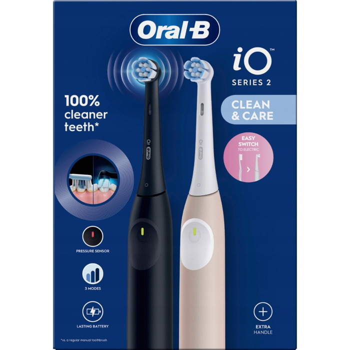 Набір електричних зубних щіток Oral-B iO Series 2 Duo Black & Pink IO2