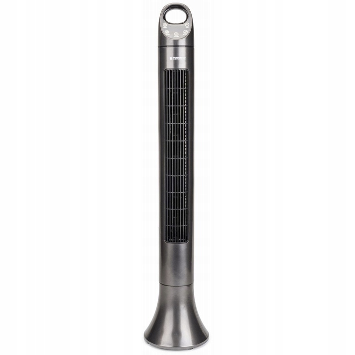 Колонний вентилятор Powermat SATIN TOWER-80, сріблястий/сірий