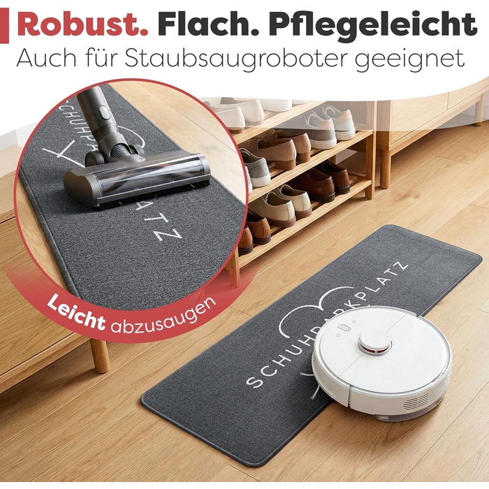 Килимок для дому та на порозі 40x60 см, стійкий до прання - оптимальний розмір для вхідних дверей. Килимок для збору бруду, привітальний килимок з написом та серцем (велике серце, 33 x 100 см, прямокутний)