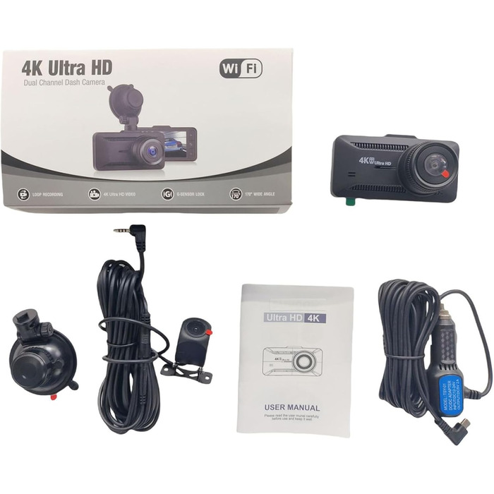 Відеореєстратор Osmo Dashcam Pro 4K, Orizom, Botslab: Автомобільний відеореєстратор з двома камерами, 3.94