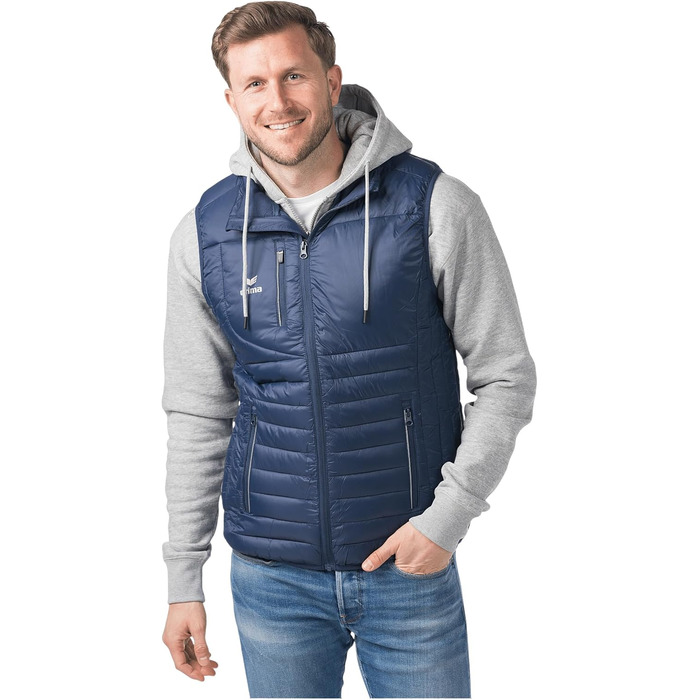 Жилет Erima CMPT для чоловіків (M, темно-синій)