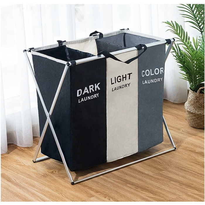 YIHAOBOX Laundry Baskets Large Foldable Laundry Bag Dirty Basket Waterproof Clothes Classification Bathroom Organizer - Laundry Basket - Laundry Chest