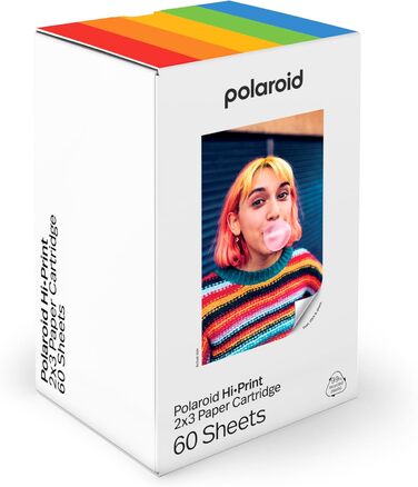 Polaroid Hi-Print 2-ге покоління: Bluetooth-принтер для фотографій 2x3 дюймів (білий)