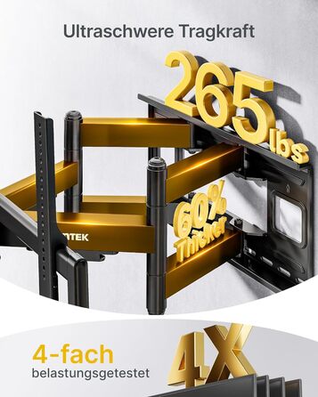 Кріплення для телевізора monTEK поворотне, до 60 кг, VESA 800x600 (60-120 дюймів)