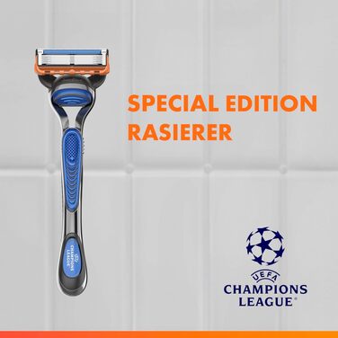 Подарунковий набір бритви Gillette Fusion 5 для чоловіків, сталевий корпус, чорний колір