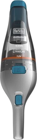 Акумуляторний пилосос ручний BLACK+DECKER Dustbuster 7.2V (NVC215W) - безмішковий, з насадкою та зарядним пристроєм