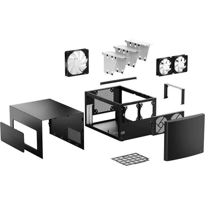 Комп'ютерний корпус Fractal Design Node 304 Mini-ITX, чорний, з USB 3.0