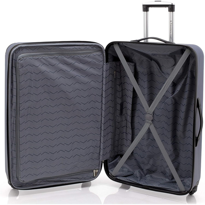 Валіза Travelers Club Chicago Hardside Розширювана Spinner, 20 дюймів, Синій Navy