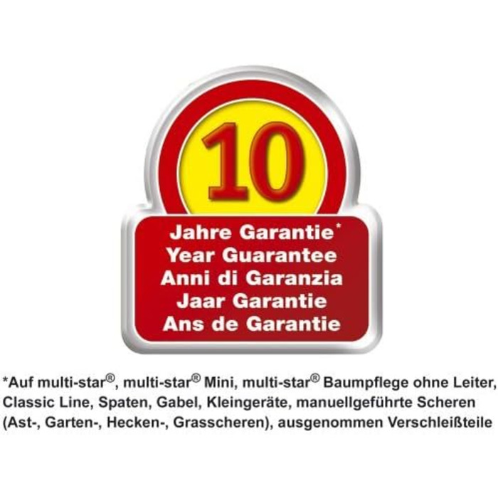 Вертикутер-маятник WOLF-Garten multi-star UG-M 3 для аерації газону