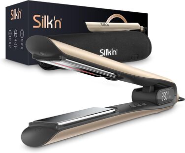 Випрямляч для волосся Silk'n SilkyStraight з інфрачервоною та іонною технологією, для різних типів волосся, бежевий