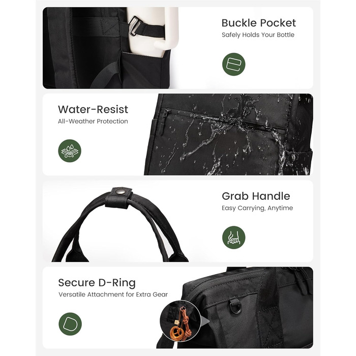 Рюкзак LOVEVOOK для жінок, 15.6