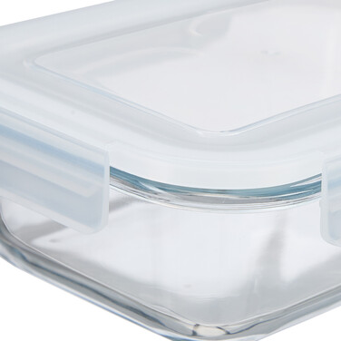 Relaxdays Glass Containers with Lids Set