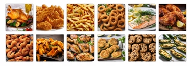 Аерофритюрниця Air Fryer: Безмасляна фритюрниця з великою чашею XL 8л, 1850 Вт