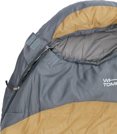 Спальний мішок Where Tomorrow Mumienschlafsack, 230x80 см, жовто-сірий