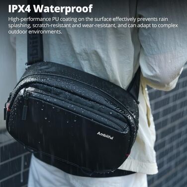 Сумка для фотокамери Ambitful Gm6 - зручна та водонепроникна сумка з відділеннями для фототехніки та штатива