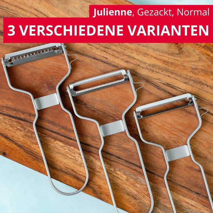 Westmark Терка для Julienne (2 шт) - нержавіюча сталь, для супів, воку, для правшів та лівшів