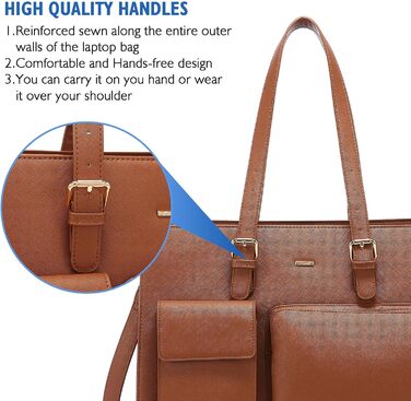 LOVEVOOK Сумка-шоппер для жінок, велика, для ноутбука 15.6