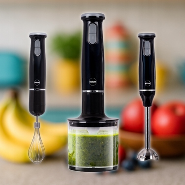 Мультифункціональний занурювальний блендер-подрібнювач, набір-міксер Eldom BL240, чорний