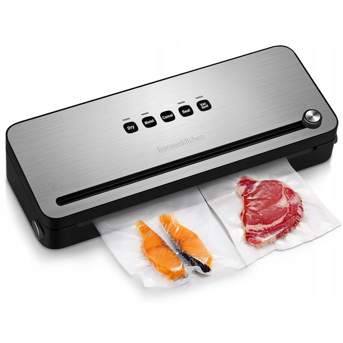 Вакууматор для продуктів та приготування їжі Bonsenkitchen VS3802, 125 Вт